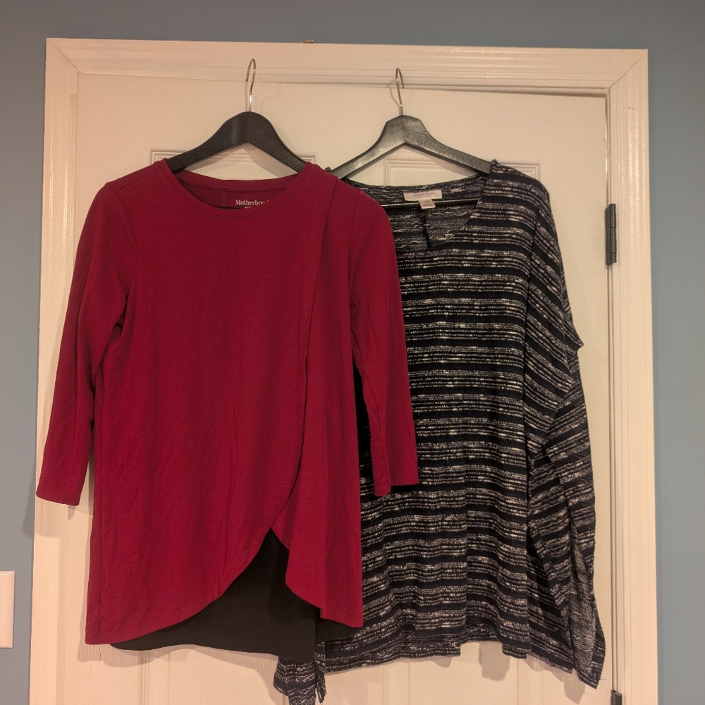 Motherhood Maternity Nursing Tops (S)